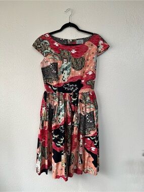Vintage Inspired Pin Up Midi Dress by The Great Pretender Australia